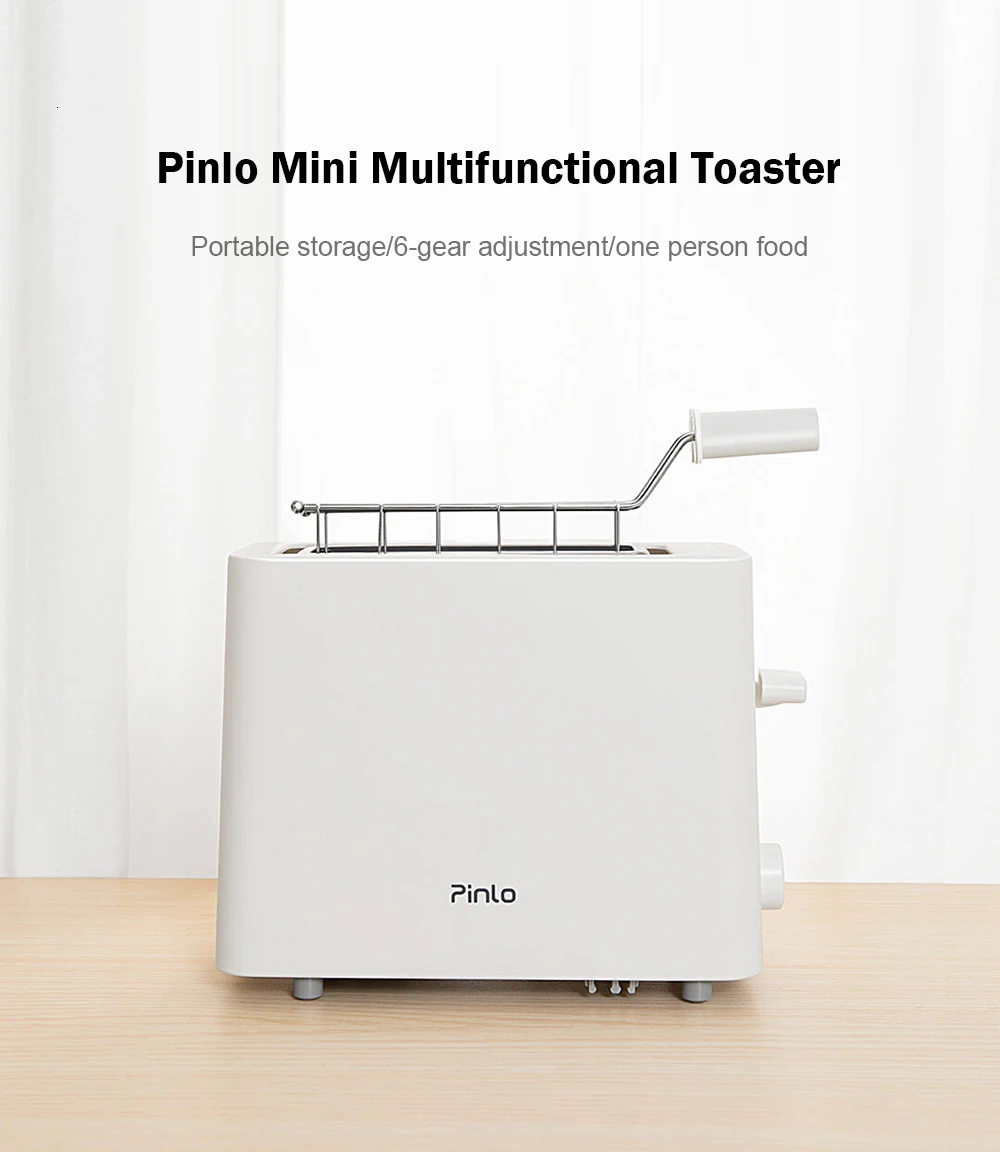 Xiaomi Youpin Pinlo электрический тостер для хлеба из нержавеющей стали, хлебопечка, машина для сэндвича, разогрева, кухонный тост 500 Вт