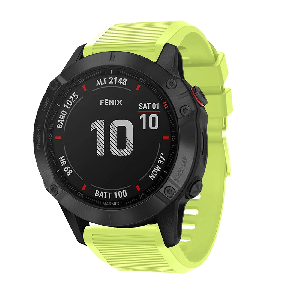 02 Мягкий силиконовый браслет для Garmin Fenix 6X/5x Plus, ремешок для часов, ремешок для часов Garmin Fenix 3/5X, сменный ремешок на запястье - Цвет: 02