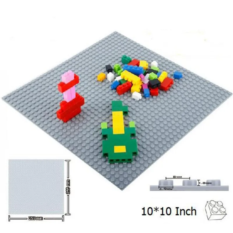 32x32 или 16x16 точечная Базовая пластина большого размера большая опорная пластина нижняя доска для фигурки DIY строительный блок игрушка пластиковый материал