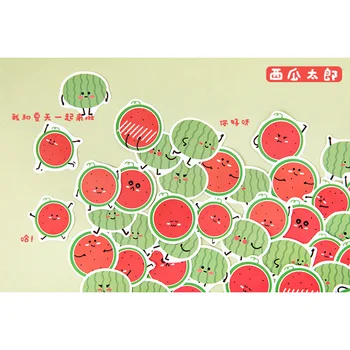 

45pcs/pack Fruit Series Handmade Stickers Mini For The Diary Six Selections Stationery School Supplies