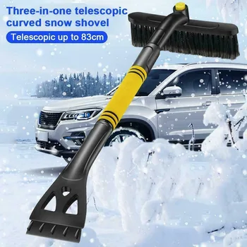 

Ice Snow Scraper Car Window Retractable Shovel Removal Brush Squeegee Tool XR657
