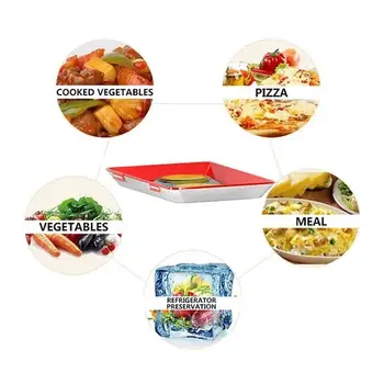 

Kitchen Food Preservation Tray For Kitchen Food Storage Set Food Fresh Storage Container Refrigerator Tools Food Preservate Q2N1