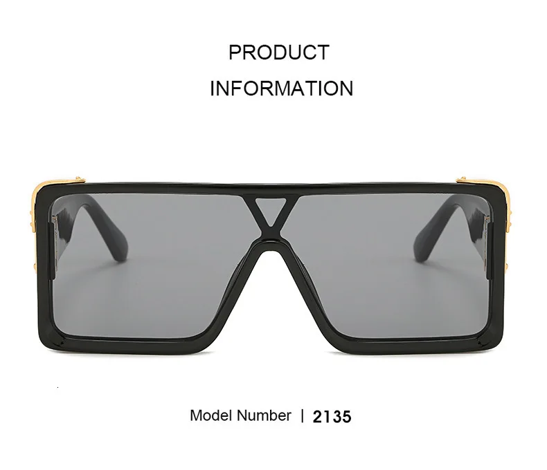 Брендовые солнцезащитные очки больших размеров черного и желтого цвета для мужчин и женщин, винтажные плоские солнцезащитные очки с заклепками, женские сексуальные большие тени, очки Oculos