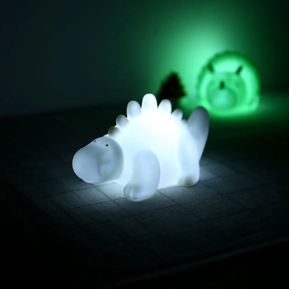  Cartoon LED Mini Dinosaur Lamp Cute Animal Lights Kid Small Dinosaur Night Light Creative Home Deco - 4000123983696