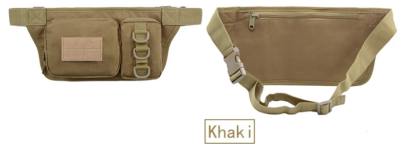 Outdoor Sports Waterproof Tactical Waist Bag Utility Riding Multi-pockets Card Phone Bags Camouflage Cycling Running Hiking Bags