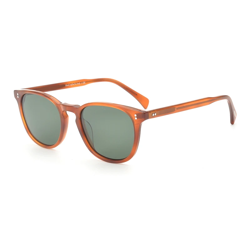 Kopen Oliver Vintage Zonnebril Merk Designer Gepolariseerde Zonnebril Vrouwen Mannen Finley Esq. Retro zonnebril voor Vrouwen OV5298 met Case