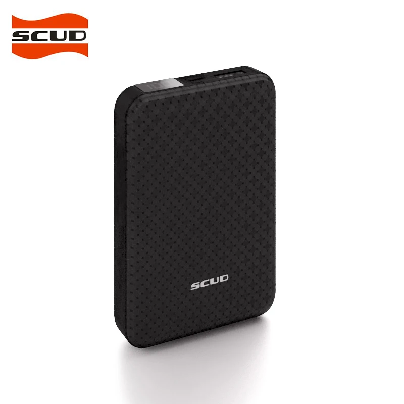 SCUD 10000 mAh один USB внешний аккумулятор зарядное устройство Портативный ЖК-банк питания+ 1 м mi cro USB кабель для передачи данных для Xiaomi mi huawei OPPO Vivo
