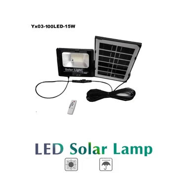 

100/75 Led solar light lamp floodlight Wall LED Bright Security Night Emergency Waterproof Outdoor indoor remote timer split cab