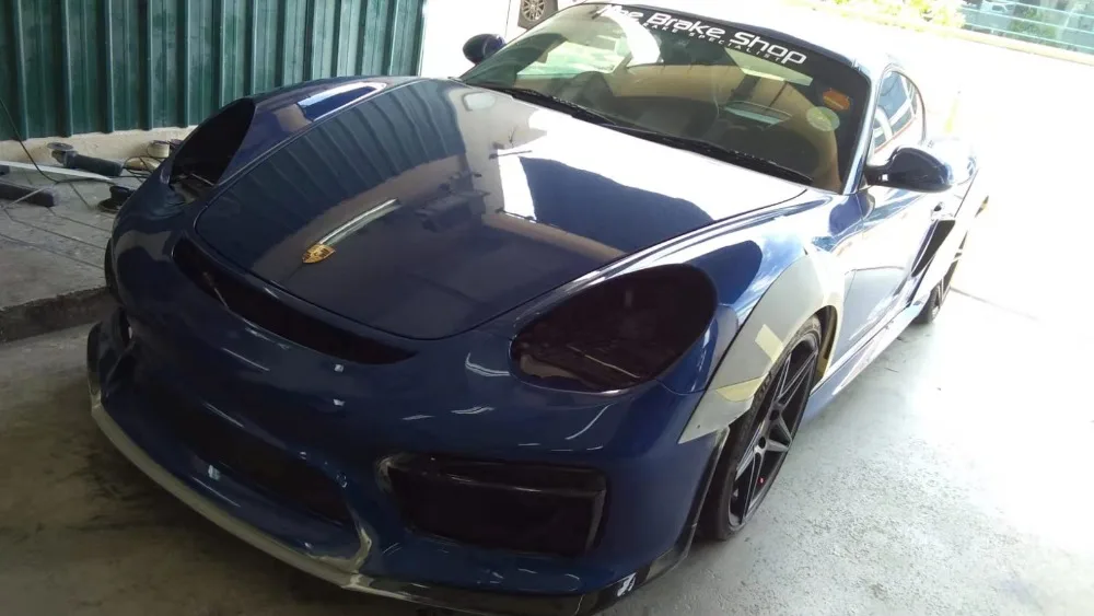 Автомобиль-Стайлинг для 06-12 Porsche Cayman 987 EPA Тип стекловолокна Передняя Арка+ 25 мм FRP стекловолокно крыло крышка широкая часть кузова