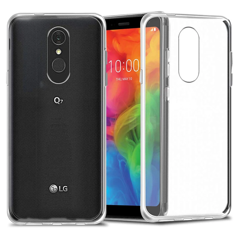 Прозрачный Силикон ТПЭ для LG G7 Q Stylus Plus Alpha X Power 3 ThinQ чехол телефона задняя крышка