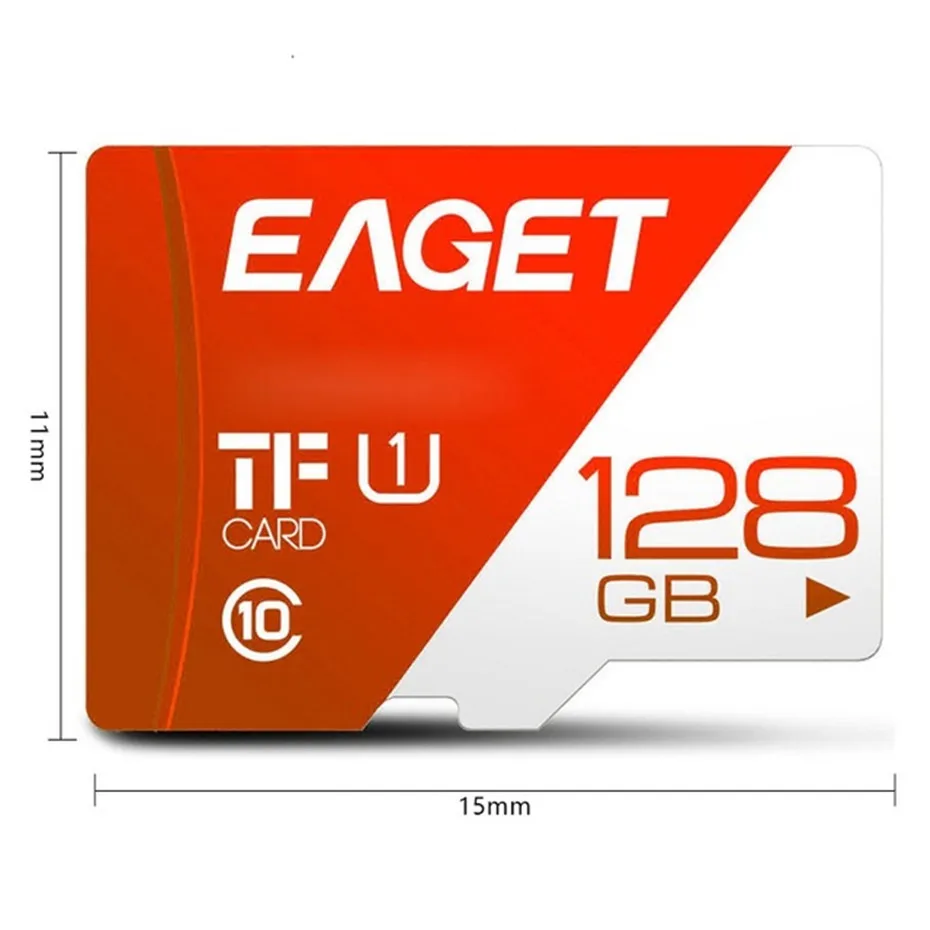 EAGET T1 картой Micro sd объемом 16 Гб оперативной памяти, 32 Гб встроенной памяти, 64 ГБ 100 МБ/с. слот для карт памяти 128 ГБ 256 Class10 UHS-1, мicro sd, TF карта cartao de