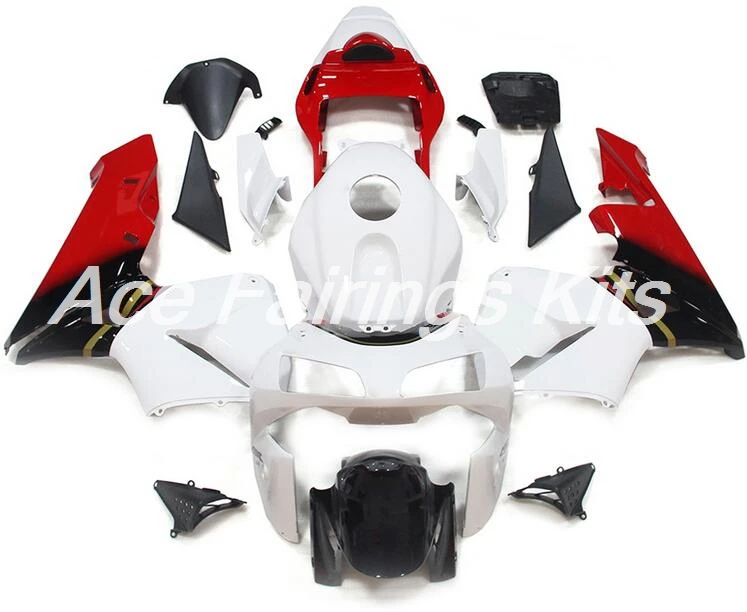 

Top (Injection mold) New ABS Motorcycle Full Fairing Kit Fit For Honda CBR600RR F5 2004 2003 Fairings set custom red white