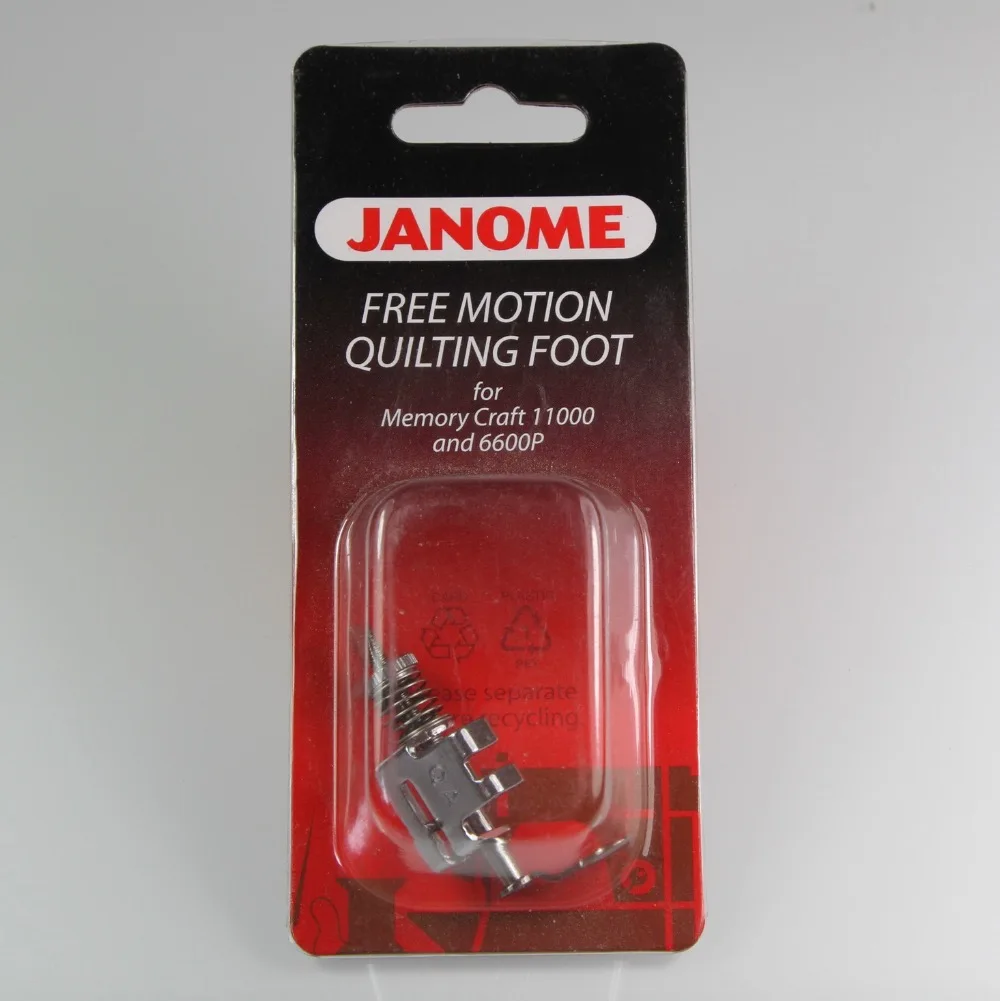 

JANOME бытовая швейная машина свободного движения QUITING FOOT для MEMORY CRAFT 11000 и 6600P