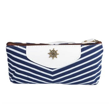 

Mini Striped Cosmetic Bag Square Travel Portable Small Handbag Travel Toiletry Storage Bag Beauty Makeup Bag