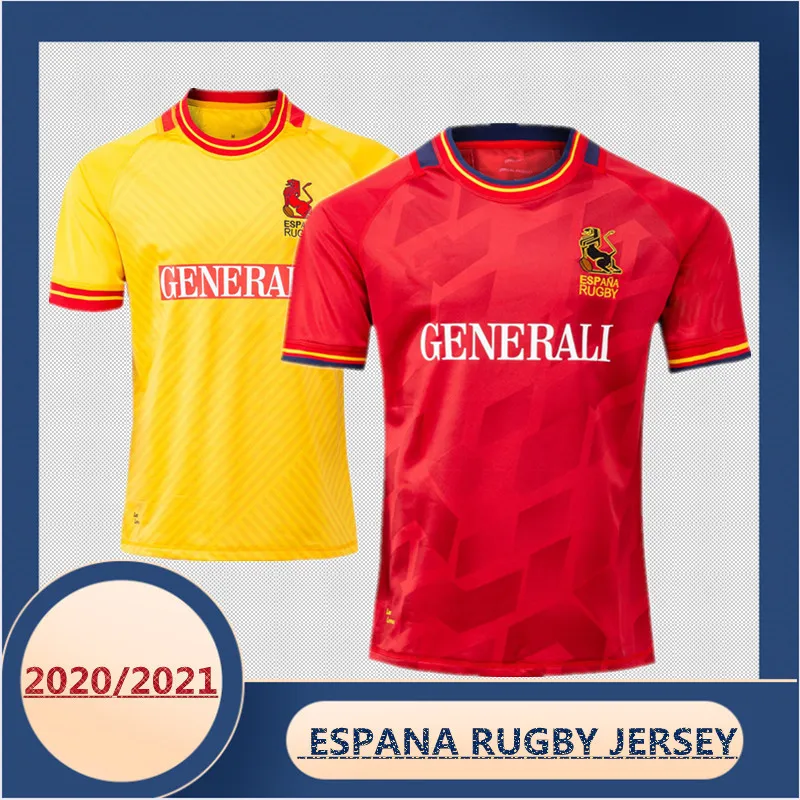 España 2020- 2021 Jersey de Rugby tamaño S--5XL (Impresión de nombre personalizado y número) Calidad Superior gratis ENTREGA