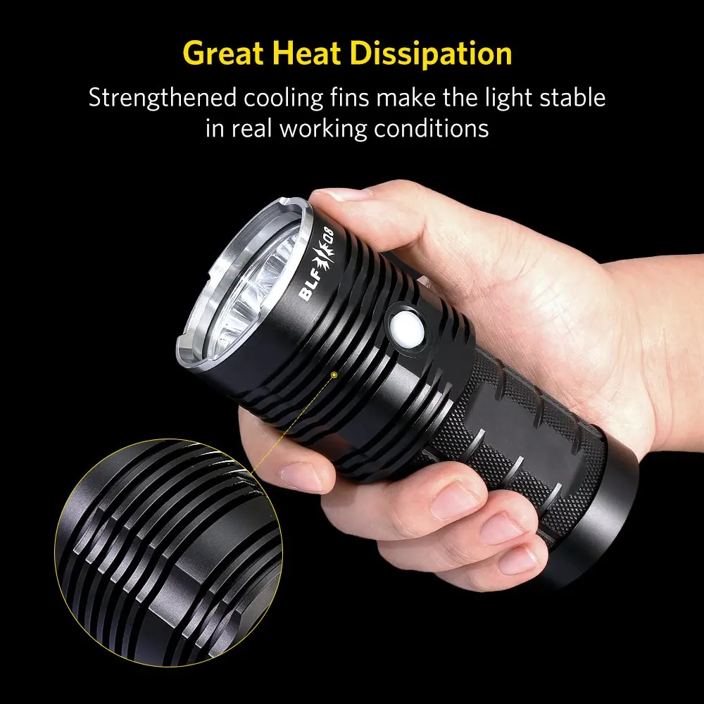  Sofirn New Q8 4*XPL HD V6 3D 5000LM Powerful LED Flashlight 18650 Multiple Operation Procedure Supe - 4000117473574