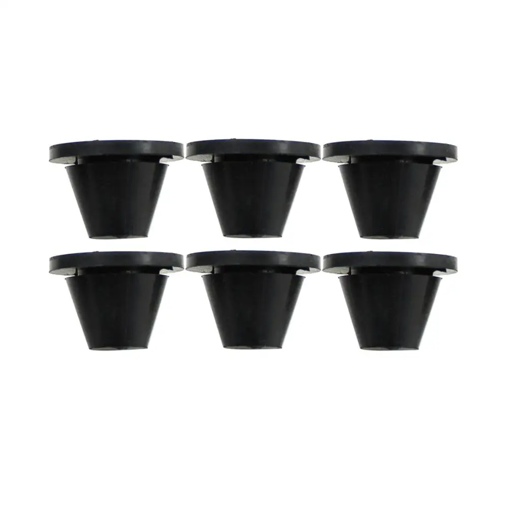 Motorcycle Rubber Side Cover Grommets 6pcs For Harley Touring Street Glide Electra Glide Road FLHR 1996-motorcycle side cover grommets