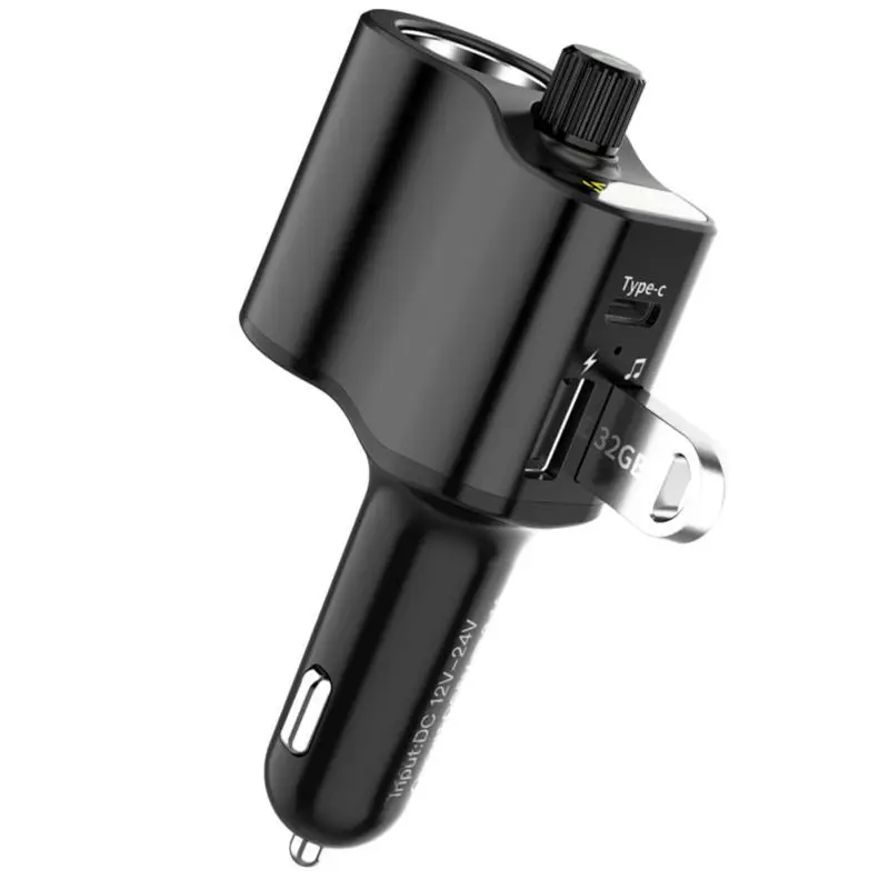 1 шт. популярное 3USB автомобильное зарядное устройство Автомобильный MP3-плеер Многофункциональный Bluetooth fm-передатчик приемник автомобильный прикуриватель