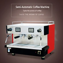 220 В/380 В двуглавый Эспрессо машина коммерческий полуавтоматическая кофемашина отель чайный магазин питьевой чай и напитки