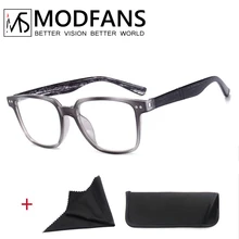 Очки для чтения для мужчин и женщин унисекс квадратные негабаритные прозрачные очки диоптрий Мода ретро дизайн градусов 1 1,5 2 2,5 3 3,5 4