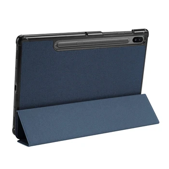 

For Samsung TAB S6 10.5 Inch Tablet PC Case /Back Cover Case/Drop-Proof Shock-Absorbent Fabric PU Stand Leather Case