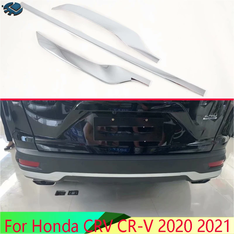 

For Honda CRV CR-V 2020 2021 Car Accessories ABS Chrome Rear Bumper Skid Protector Guard Plate accessories