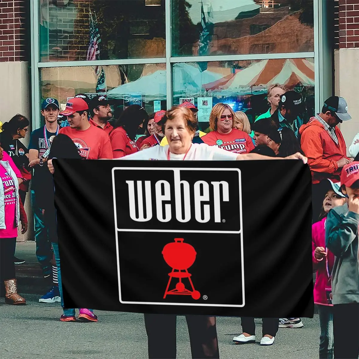 Nuovo Popolare Yaki Bbq Grill Jenn Air Broil King Mens Nero Taglia S 3Xl Bandiera Colore