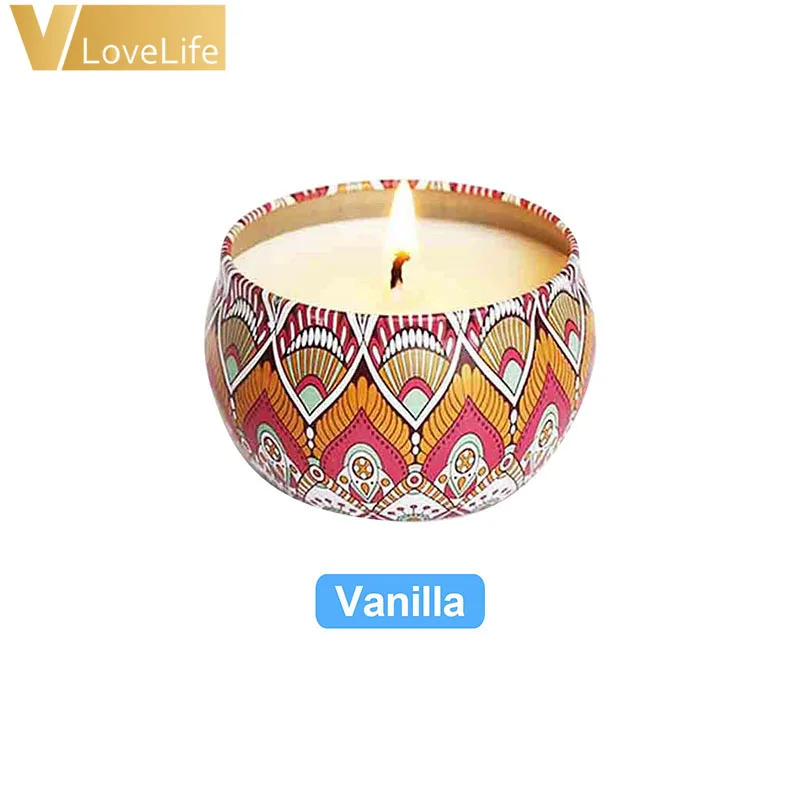 Vanilla Соевый воск для аромата комаров Цитронелла ароматические свечи Bougie Parfum эфирный аромат масло свеча романтическая ароматерапия сделай сам - Цвет: Vanilla