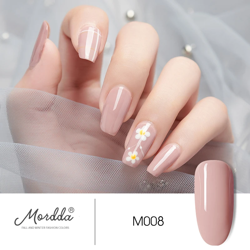 ROHWXY 8 мл УФ-Гель-лак замачиваемый Гель-лак для ногтей 60 цветов Vernis Nude Гель-лак для ногтей - Цвет: M-008