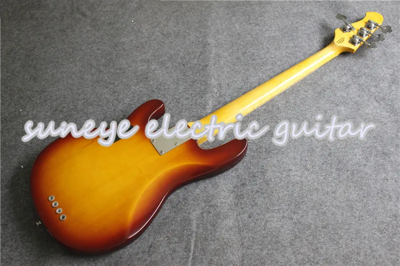 New Arrival Music Man Style Sting Ray Bass 4 String Electric Bass Guitar Basswood Guitar Body Bass Guitar Kit Custom Available