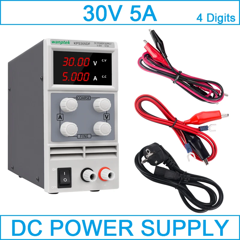 KPS3010DF DC источник питания регулируемый цифровой литиевый аккумулятор Зарядка 30 в 10A переключатель лабораторный источник питания регулятор напряжения - Цвет: 30V5A