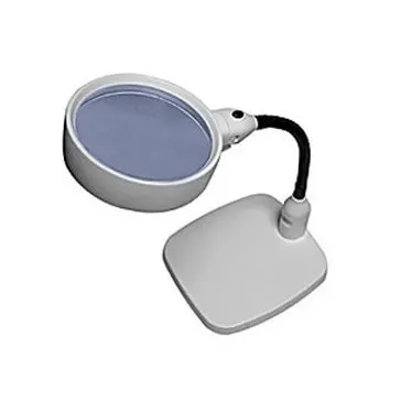 Лупа Kromatech настольная 8x, 138 мм, на гибком штативе с подсветкой(6 LED) Kromatech 7765