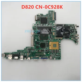 

High quality For D820 Laptop motherboard CN-0C928K 0C928K C928K DDR2 100% working well