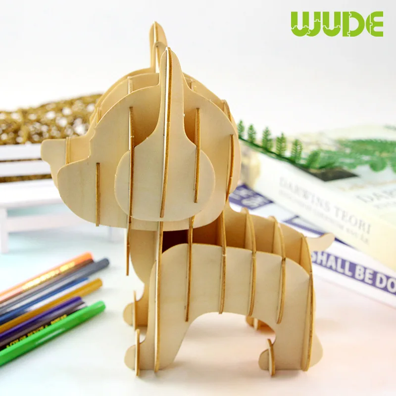 3D деревянные головоломки, сборные модели, наборы игрушек для детей, подарок на день рождения для девочек, креативные деревянные игрушки, игрушки для детей BB50PT