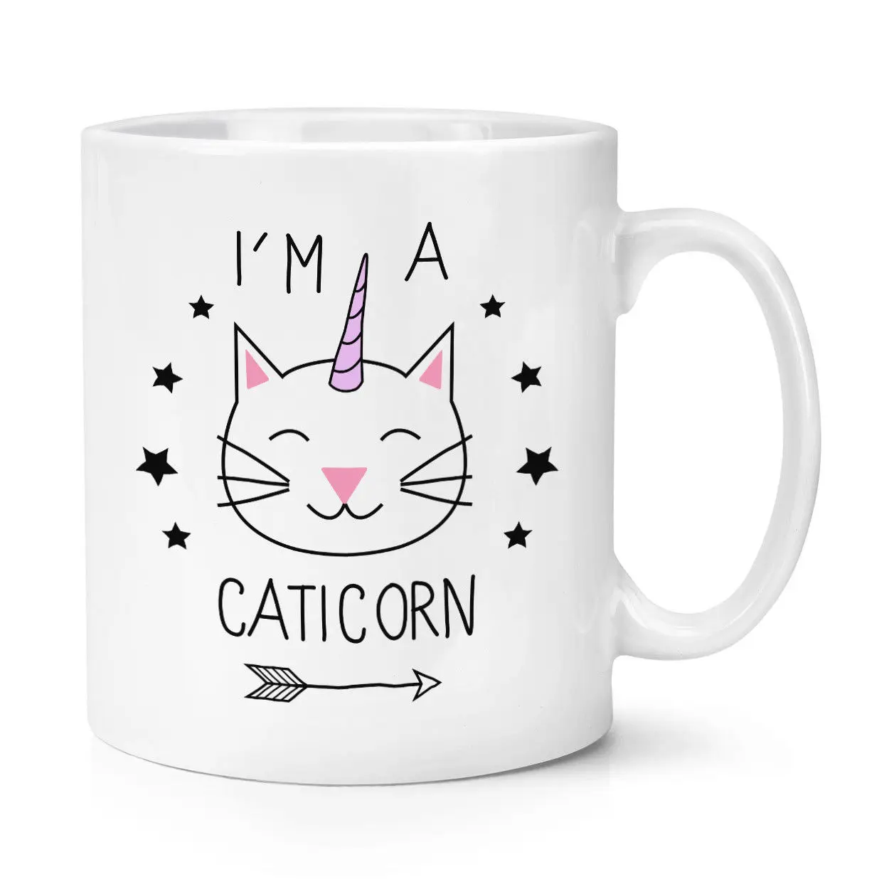 I'M A CATICORN чашка Единорог животное смешной безумный кот леди новинка чашка - Цвет: A