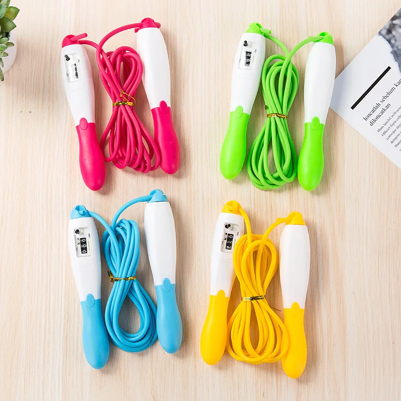Professional electronic counting jump rope adult pattern skipping student test fitness jump rope