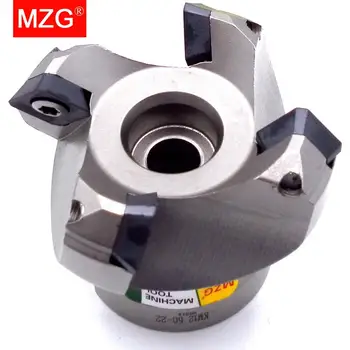 

MZG KM12R50-22-4T Four SEKT1204 Carbide Insert Clamped Fast Feeding Alloy End Mill Milling Machining Slab Face Milling Cutter