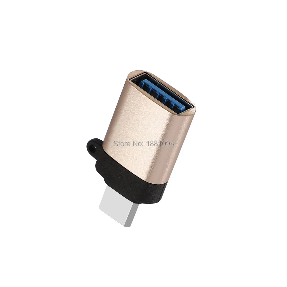 200 шт./лот адаптер типа OTG-C USB C штекер для USB3.0 OTG адаптер для зарядки и синхронизации данных тип-c конвертер