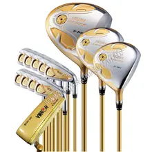 Новые клюшки для гольфа HONMA S-05 Гольф полный набор 4 звезды гольф Драйвер деревянные Утюги клюшки графитовый Вал R или S клуб набор