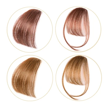 

Clip In Hair Bangs Hairpiece Accessories 100% Remy Human Hair Fake Bangs Hair Piece Clip In Hair Extensions Gfake Bangs