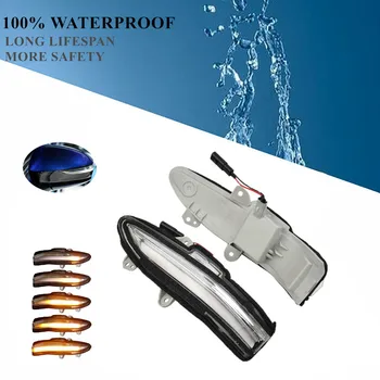 

2PCS Dynamic LED Rearview Side Mirror Turn Signal Light Indicator Blinker For Toyota Crown GRS210 GWS214 2012-2018 SAI 2009-2018