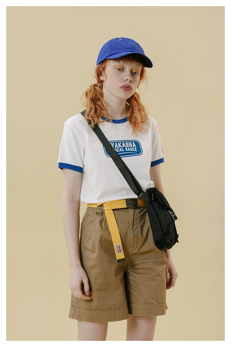 Новые летние дизайнерские женские повседневные шорты в консервативном стиле из хлопка и цвета хаки