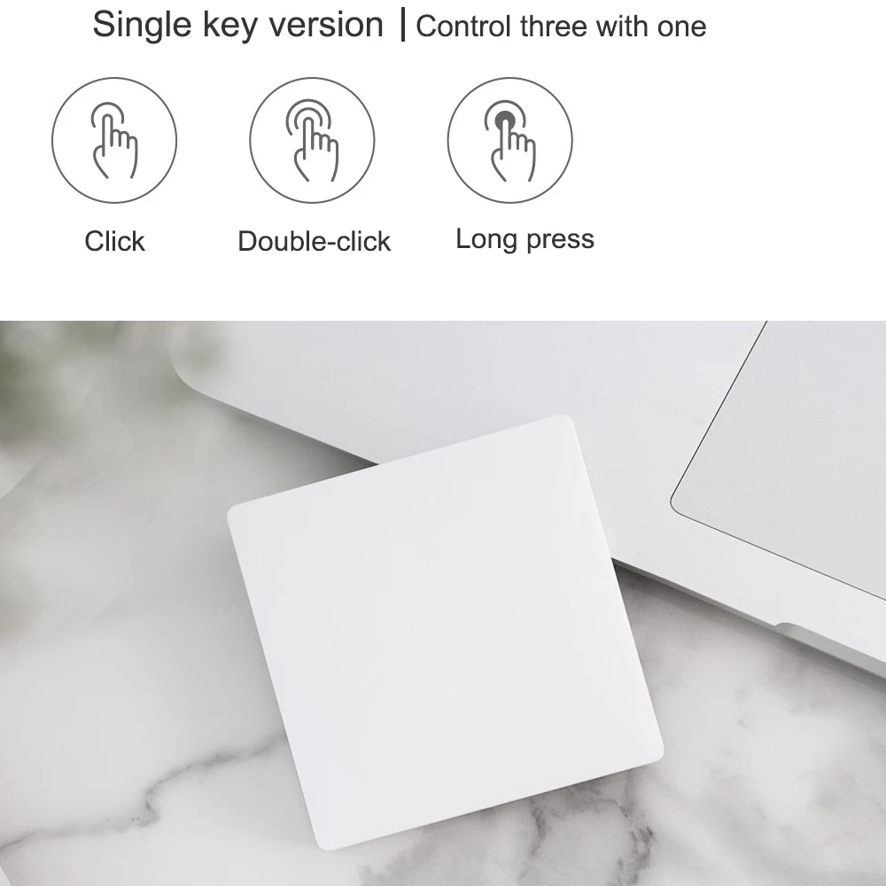 Aqara Smart Light control двойной одиночный ключ ZiGBee настенный выключатель 2 версии Mijia приложение управление