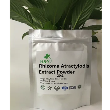 

150-1000g Free shipping hot selling Rhizoma Atractylodis Extract 20:1 powder in bulk