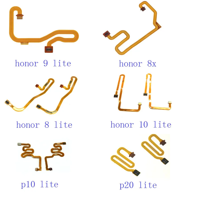 

Home Button Fingerprint Touch Id Sensor Connector Ribbon Flex Cable For Huawei p10 p20 p30 nova 3e honor 8 9 mate 10 lite 8x