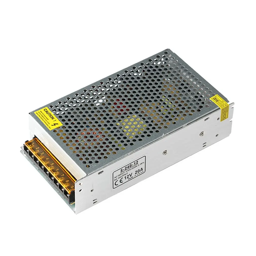 12V 15A Алюминий оболочки переключение Питание Камеры Скрытого видеонаблюдения светодиодный светильник обмен Питание 180W