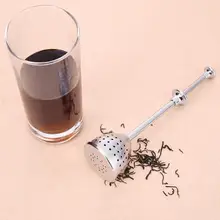 LHX портативный пресс типа домашний кухонный инструмент из нержавеющей стали для заварки легко чистится выдвижной ситечко для чая многоразовый HP1744 g1