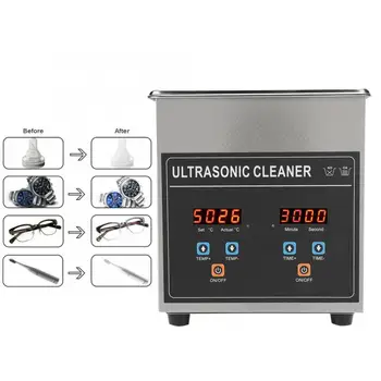 

2L Professional Ultrasonic Cleaner Jewelry Glasses Ring Dental Razor Brush Watch Parts Shaver Cleaning Machine AU Plug 220-240V