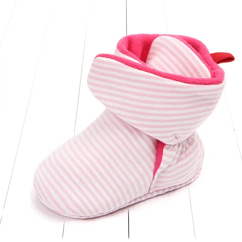 Cozie/зимние теплые ботинки унисекс из искусственного флиса для новорожденных и малышей; классическая обувь для мальчиков 0-18 месяцев