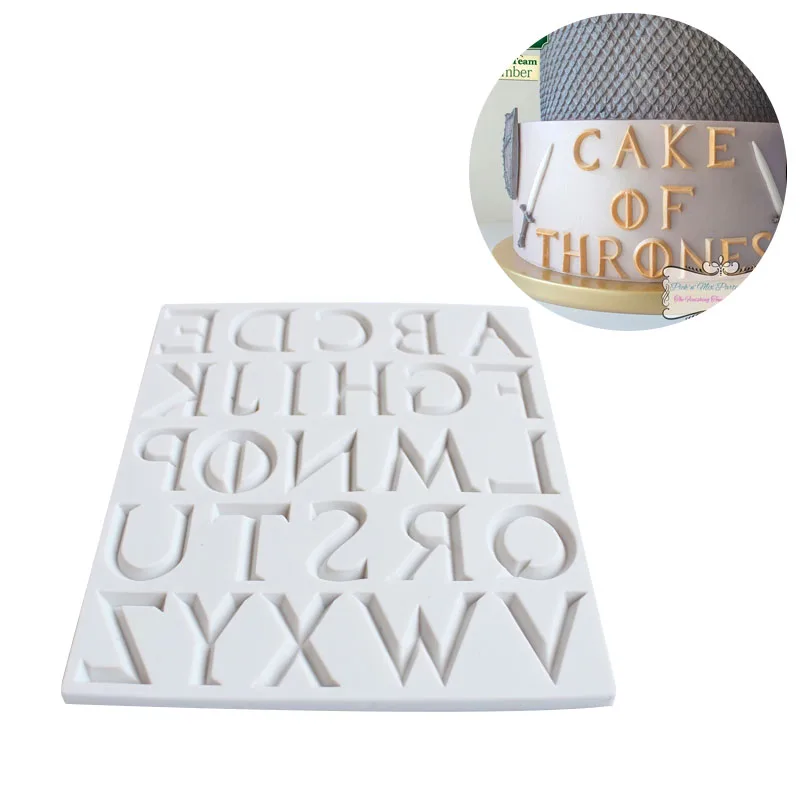 

Алфавит помадка силиконовая форма для торта DIY инструменты ручной работы, помадка для шоколада, ароматическая свеча, аксессуары для украшения из смолы